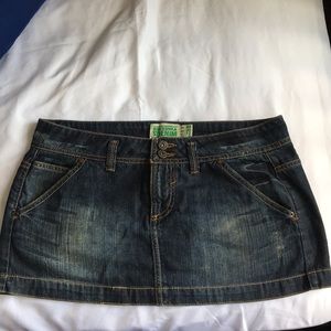 Bershka Denim Mini Skirt